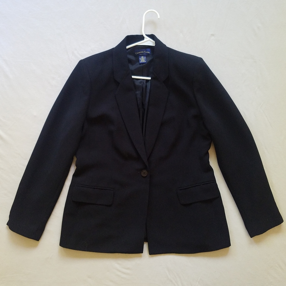 Black Blazer/Suit Jacket (Charter Club)
